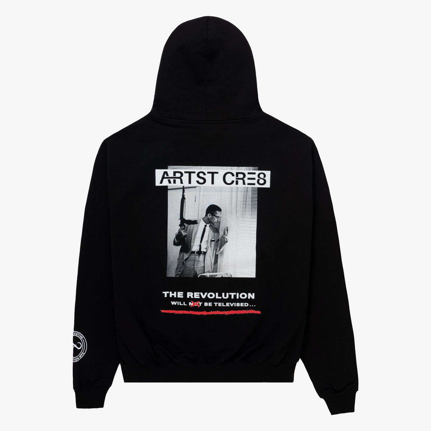 ARTST CRE8 French Terry Black Malcolm Hoodie