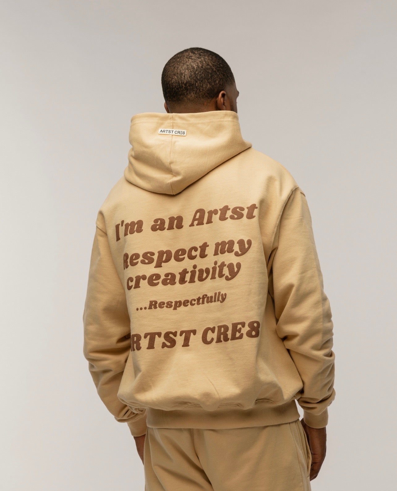 ARTST CRE8 French Terry Tan Hoodie